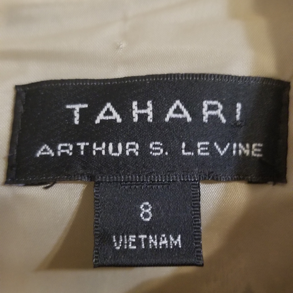 Tahari Black and Gray Floral Mini Dress - Picture 4 of 11